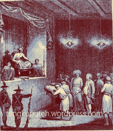 Istana Kesultanan Aceh pada masa puncak kejayaan abad -XVII