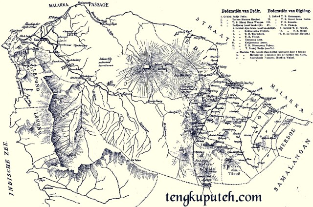 Peta Negeri Pidie oleh Belanda sumber situs De Nederlandse Krijgsmacht